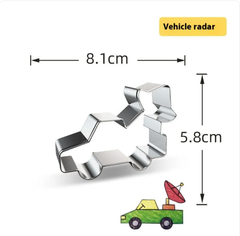 Military Shaped Cookie Cutter