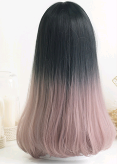 Fashionable Long Straight Wig with Air Bangs