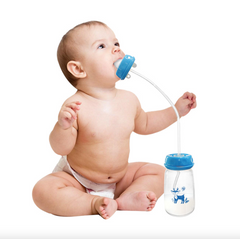 Hands-Free Baby Feeding Bottle