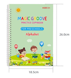 Children's English Groove Magic Font Practice Set