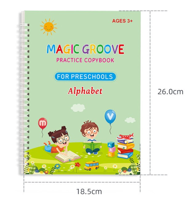 Children's English Groove Magic Font Practice Set