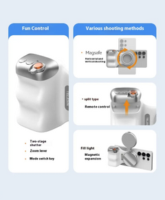 Magnetic Bluetooth Camera Handle for Phones
