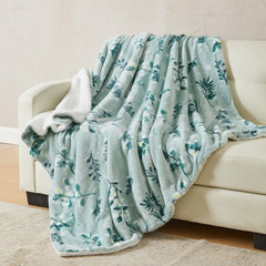 Velvet Plush Sherpa Luxury Bed Blanket - Kinsley Collection