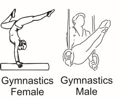 Gymnastics Picture Frame