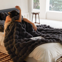 Thickened Long Wool Casual Blanket