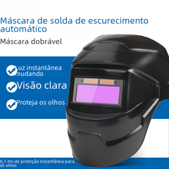 Solar Auto-Dimming Welding Helmet for Arc Welding