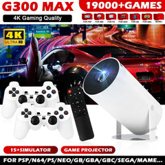 G300 MAX Wireless Controller 4K UHD Android 11 Projector