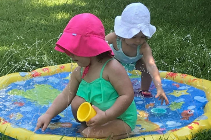 Inflatable Mat with Sprinkler for Outdoor Fun
