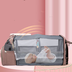 Multifunctional Baby Crib Diaper Backpack