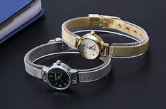 Trendy Women's Watch with Diamond Quartz Movement
