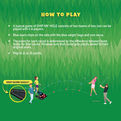 CHIP NN' HOLE Game Set - Cornhole Meets Golf