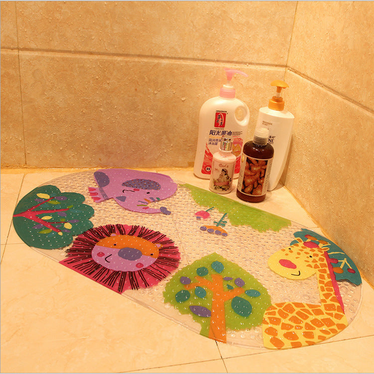 PVC Non-Slip Bath Mat for Bathroom and Bathtub