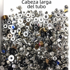 Watch Accessories Mixed Steel End Caps in Various Sizes (100pcs)