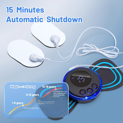 Portable EMS Neck Massager with Electric Pulse贴