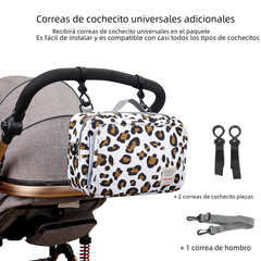 2022 Waterproof Baby Stroller Diaper Bag with Print