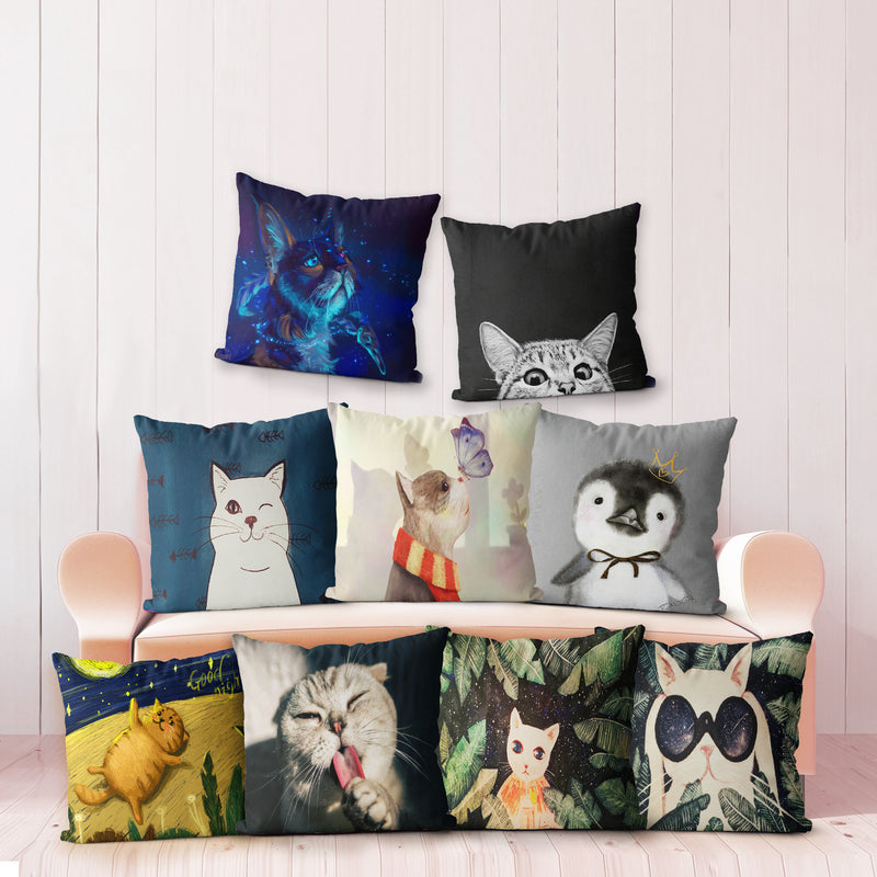 Modern Minimalist Cushion Cover for Sofa and Pets
