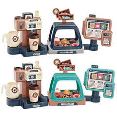 Simulation Sound and Light Water Coffee Machine – Candy-Themed Play Kitchen Toy
