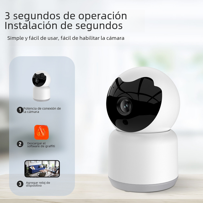 Tuya Remote Control WiFi Indoor Surveillance Camera