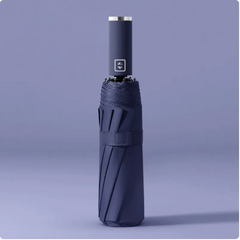 Black Folding Automatic Umbrella – UV Protection