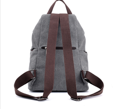 College Style Canvas Backpack and Tote Bag