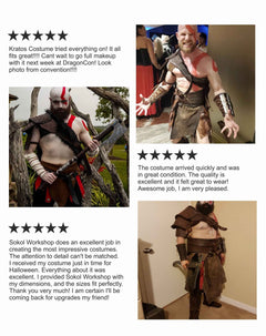 Woman Kratos costume (God of War)