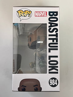 Funko Pop! Marvel Variant Boastful Loki #984 Wonderous 2022 Con Exclusive