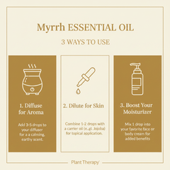 Plant Therapy Myrrh Pure Essential Oil | KidSafe | 5 mL
