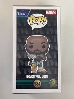Funko Pop! Marvel Variant Boastful Loki #984 Wonderous 2022 Con Exclusive