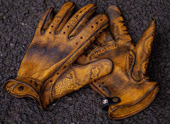 Indian Monkey™ Handcrafted AAA Class Cowhide Gloves