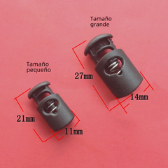 Black and White Plastic Spring Lock Buckles (Single/Dual)