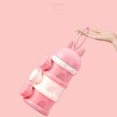 Layered Formula Storage Box for Travel and Snacks