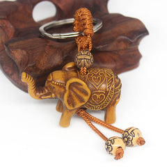 3D Elephant Keychain Resin Pendant for Vendors