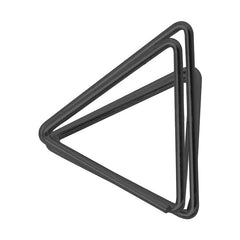 Metal Business Card Holder - Triangle Desk Decor