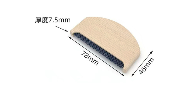 Portable Wooden Lint Remover and Sweater Shaver Tool