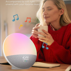 White Noise Bluetooth Audio RGB Speaker