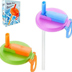 Silicone Soda Can Lid with Straw Hole