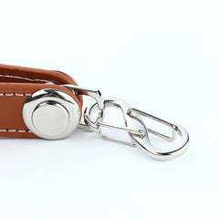 Creative Zinc Alloy Leather Keychain for Storage