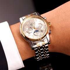 Waterproof Steel Band Business Casual Men's Watch