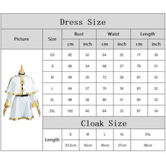 Frieren: Beyond Journey’s End Cosplay Costume – Dress with Wig & Accessories