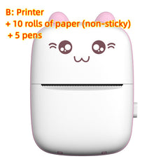 Portable Mini Bluetooth Label & Photo Printer