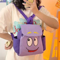Cartoon One-Piece Backpack for Kids Grades 1-6