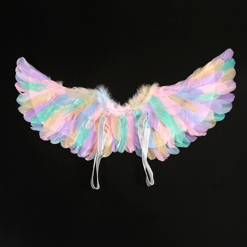 Unicorn Angel Feather Wings Costume Props for All Ages