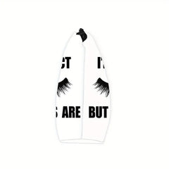 Creative Waterproof Eyelash Print Makeup Bag for Women