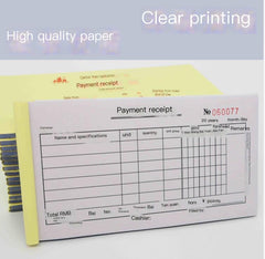Carbonless Receipt Financial Ledger with Multiple Columns