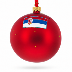 The Belgrade Fortress, Belgrade, Serbia Glass Ball Christmas Ornament 4 Inches