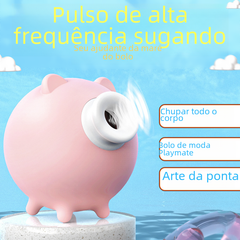 S186 Mini Flying Pig Clitoral Vibrator with Tongue Lick