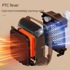 Mini Wall-Mounted Fan Heater
