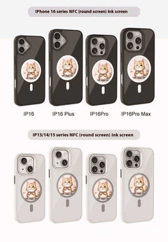 Round Magnetic HD Projection Screen Phone Case