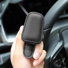 PU Leather Sunglasses Clip