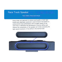 High-Fidelity Track Style Passive Multimedia Speakers